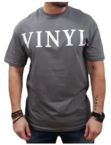 Vinyl Art Clothing Vinyl Art - 20100-09 - Oversized t-shirt - Grey - μπλούζα μακό