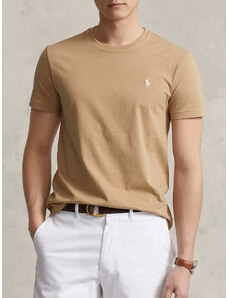Polo Ralph Lauren T-shirt slim fit μπεζ