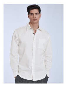 Celestino Ανδρικό πουκάμισο με τσέπη εκρου για Άντρα