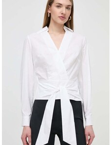 Βαμβακερή μπλούζα Marciano Guess CORINNE γυναικεία, χρώμα: άσπρο, 4GGH04 9869Z