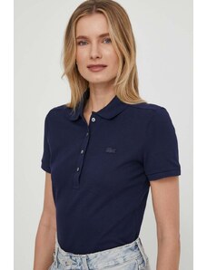 Μπλουζάκι Lacoste γυναικείo, χρώμα: ναυτικό μπλε