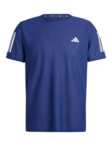 ADIDAS PERFORMANCE Λειτουργικό μπλουζάκι 'Own the Run' σκούρο μπλε / λευκό