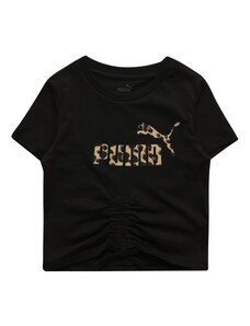PUMA Μπλουζάκι 'Essential' μπεζ / καφέ / μαύρο