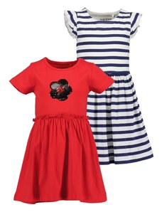 BLUE SEVEN Φόρεμα ναυτικό μπλε / κόκκινο / μαύρο / λευκό