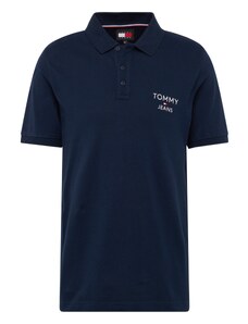 Tommy Jeans Μπλουζάκι μπλε μαρέν / έντονο κόκκινο / λευκό