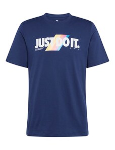 Nike Sportswear Μπλουζάκι ναυτικό μπλε / κίτρινο / ροζ / λευκό