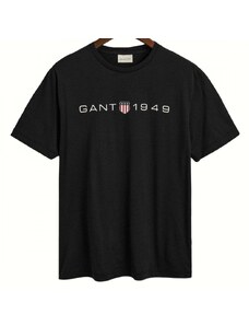 Gant T-shirt Graphic Print Κανονική Γραμμή
