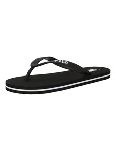 Polo Ralph Lauren Ανοικτά παπούτσια 'CAMINO' μαύρο / λευκό