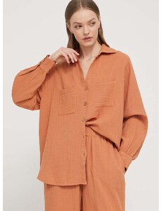 Βαμβακερό πουκάμισο Billabong Swell χρώμα: πορτοκαλί, ABJWT00487
