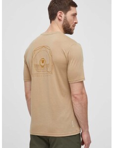 Αθλητικό μπλουζάκι Salewa Eagle Sheep Camp Dry χρώμα: μπεζ, 00-0000028910