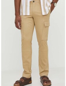 Παντελόνι Michael Kors χρώμα: μπεζ