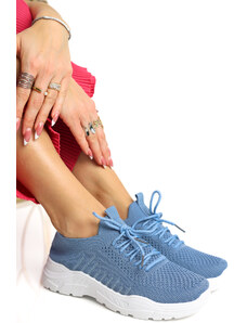 Ligglo Μπλε Running Sneakers σε Κάλτσα