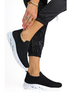 Ligglo Μαύρα Sneakers σε Κάλτσα με Ιδιαίτερη Σόλα