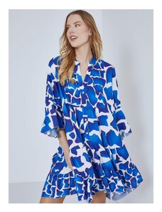 Celestino Εμπριμέ mini φόρεμα μπλε για Γυναίκα