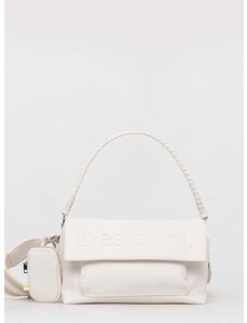 Τσάντα Desigual χρώμα: άσπρο