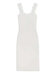 TED BAKER Φορεμα Sharmay Scallop Detail Bodycon Dress 274546 ivory