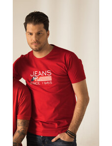MRT Martini T-shirt 'Jeans' Κόκκινο