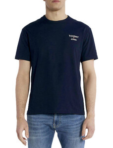 TOMMY HILFIGER Tommy Jeans ανδρικό βαμβακερό t-shirt μπλε DM0DM18872-C1G