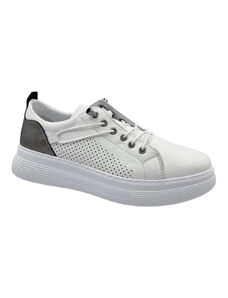 Pace Comfort 16003 White Δερμάτινα Γυναικεία sneakers