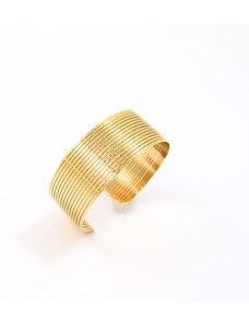 jewels4u Χειροπέδα κλασσική σε χρυσό χρώμα - JWLS11816
