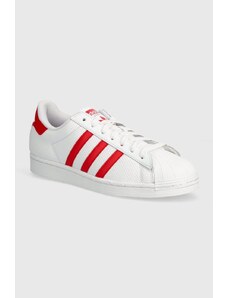 Δερμάτινα αθλητικά παπούτσια adidas Originals Superstar χρώμα: άσπρο, IF3653