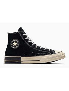 Πάνινα παπούτσια Converse Chuck 70 χρώμα: μαύρο, A08134C