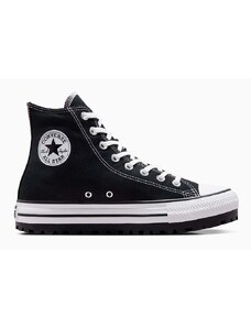Πάνινα παπούτσια Converse Chuck Taylor All Star City Trek χρώμα: μαύρο, A06776C