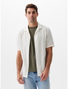 GAP Linen Shirt with Short Sleeves - Men's