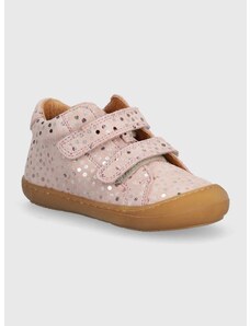 Παιδικά κλειστά παπούτσια σουέτ Froddo χρώμα: ροζ