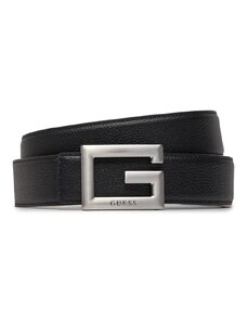 Guess - BMGQBO P4235 - G Squared Leather Belt - Black - Δερμάτινη Ζώνη