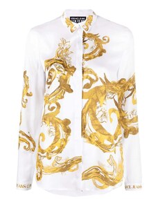 VERSACE JEANS COUTURE Πουκαμισο 76Dp201 Placed 76HAL2P1NS459 g03 white/gold