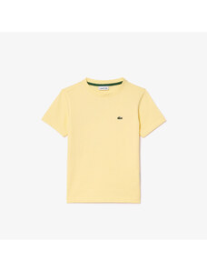 Lacoste T-Shirt TJ1122-107 ΚΙΤΡΙΝΟ Regular Fit