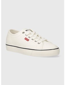 Πάνινα παπούτσια Levi's HERNAN S χρώμα: άσπρο, 235655.51
