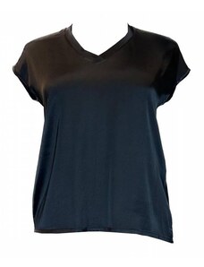 VICOLO - Γυναικεία Μπλούζα T-Shirt Canotta TB0039 Μαύρο