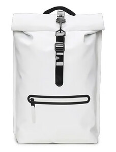 RAINS Unisex Backpack Rolltop Rucksack Contrast W3 Powder (14540-30)