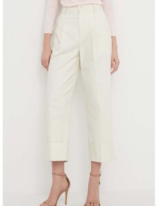 Παντελόνι Lauren Ralph Lauren χρώμα: μπεζ