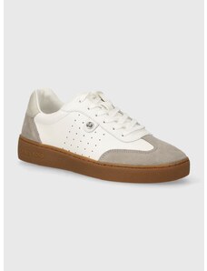 Δερμάτινα αθλητικά παπούτσια MICHAEL Michael Kors Scotty χρώμα: άσπρο, 43S4SCFS3L