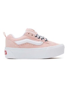 Πάνινα παπούτσια Vans Knu Stack χρώμα: ροζ, VN000CP6LTP1