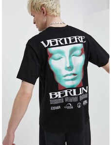 Βαμβακερό μπλουζάκι Vertere Berlin SLEEPWALK χρώμα: μαύρο, VER T238
