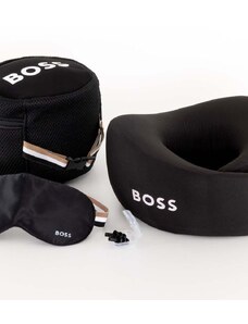 Σετ ταξιδιού - μάσκα για τα μάτια, μαξιλάρι λαιμού και ωτοασπίδες BOSS Black Travel Kit 3-pack