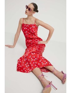 Φόρεμα Rotate χρώμα: κόκκινο