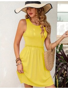 Creative Φόρεμα - κώδ. 50175 - 2 - κίτρινο