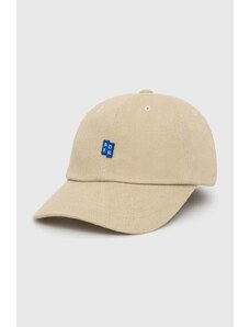 Βαμβακερό καπέλο του μπέιζμπολ Ader Error TRS Tag Cap χρώμα: μπεζ, BMSGFYHW0201
