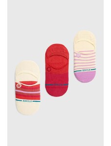Κάλτσες Stance Fulfilled 3 Pack 3-pack χρώμα: ροζ, A145A24FUL