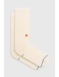 Κάλτσες Stance Love Crew χρώμα: μπεζ, A556A23LOV