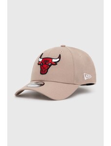 Καπέλο New Era 9Forty Chicago Bulls χρώμα: μπεζ, 60435239