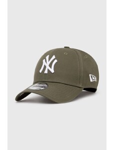 Βαμβακερό καπέλο του μπέιζμπολ New Era 9Forty New York Yankees χρώμα: πράσινο, 60435138