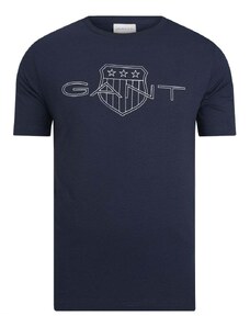 Gant T-shirt Με Στάμπα Κανονική Γραμμή