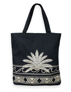Unisex Tote Τσάντα Scotch & Soda - Canvas With Embroidery