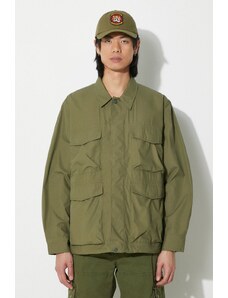 Μπουφάν Universal Works Parachute Field Jacket χρώμα: πράσινο, 30115.OLIVE